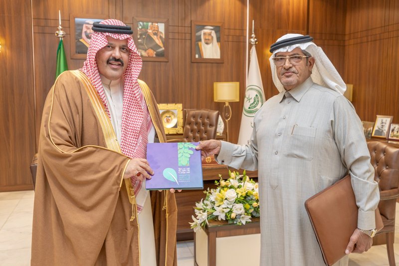 سمو أمير منطقة حائل يستقبل رئيس مجلس إدارة الجمعية التعاونية للمورينجا